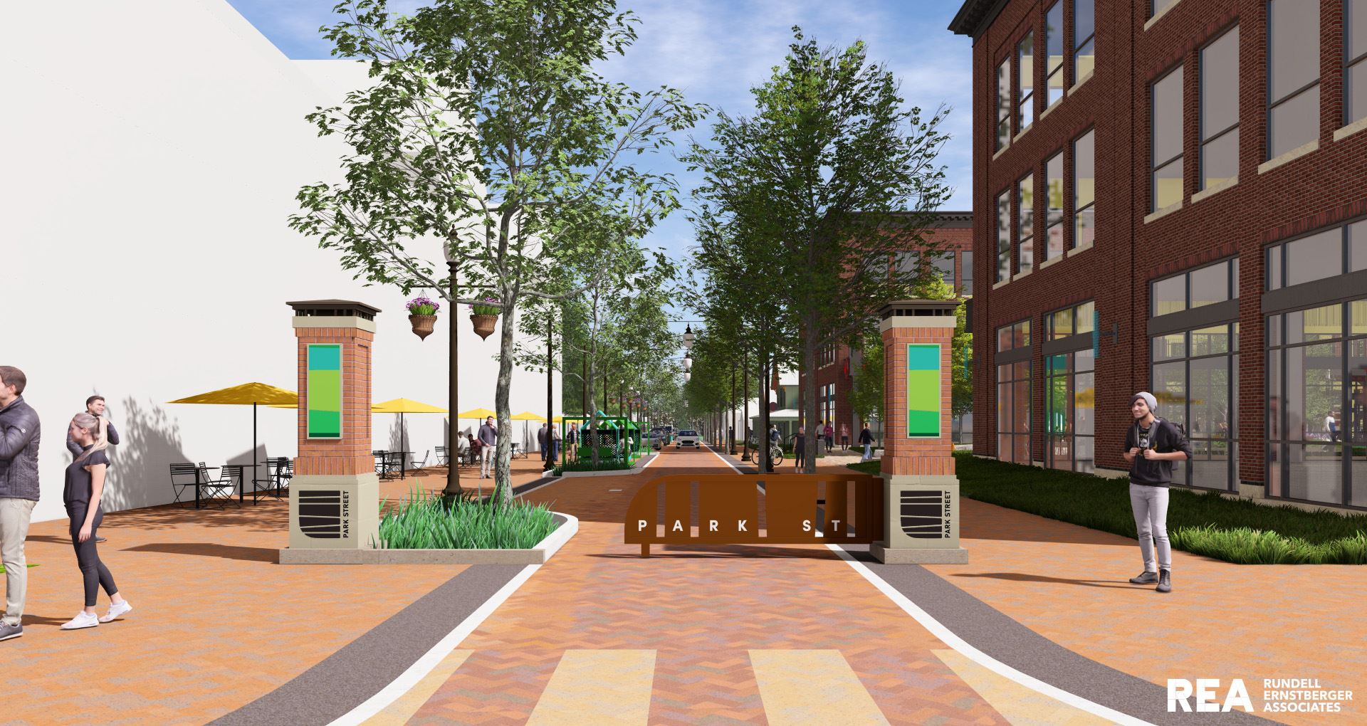 Poplar St gateway persepective